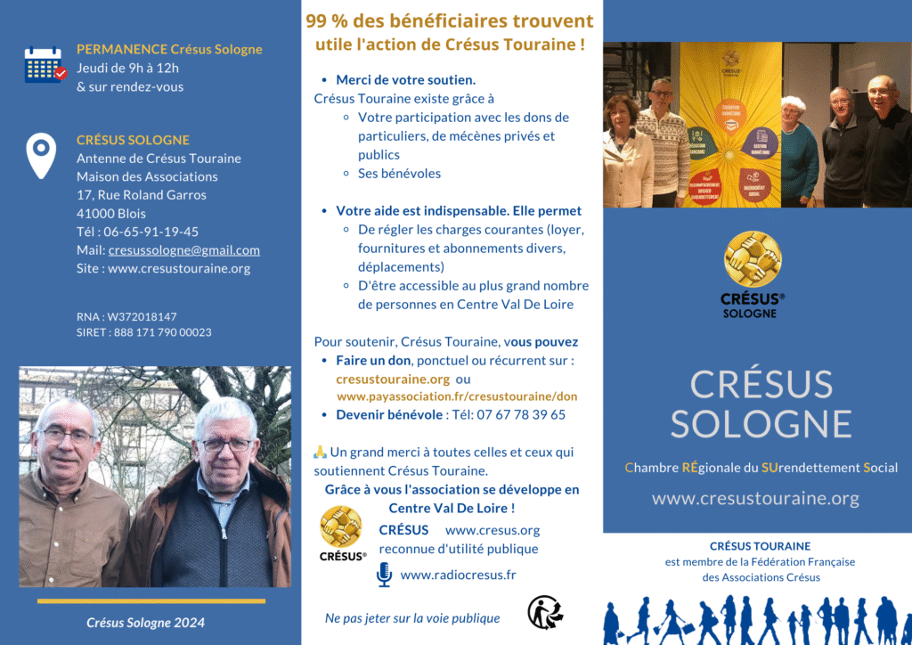 Flyer Crésus Sologne